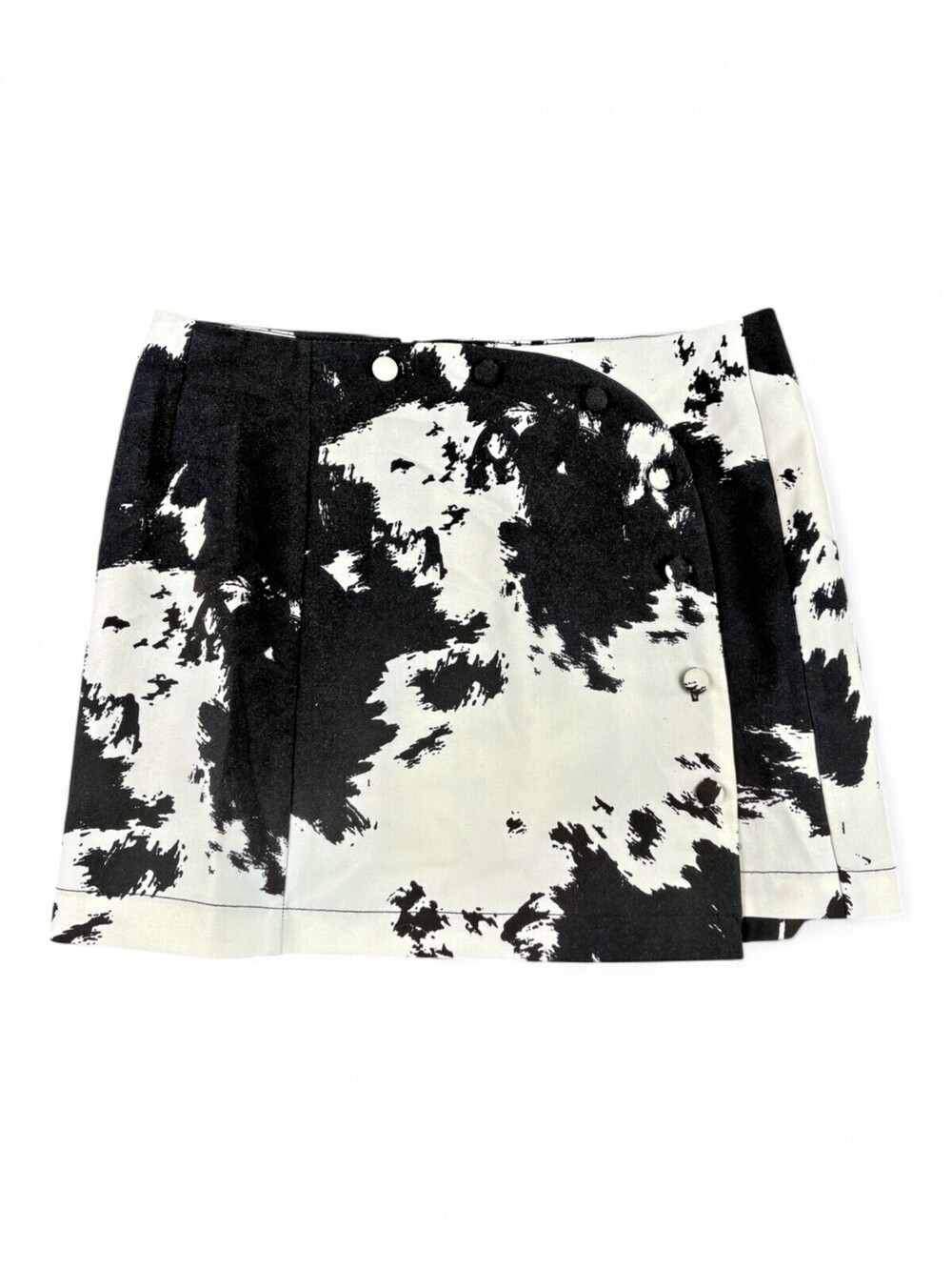 Urban Outfitters Cow Print Wrap Mini Skirt Size M